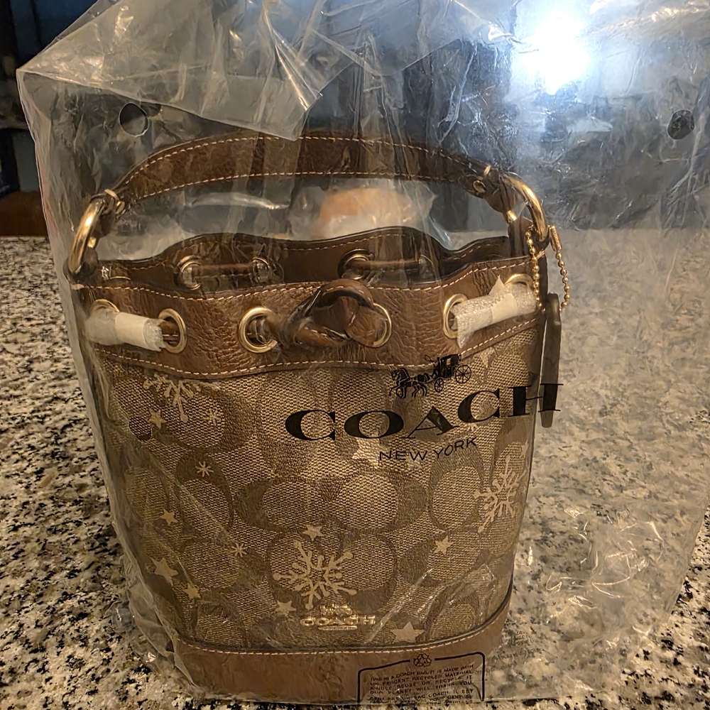 Coach mini Brown Shoulder Bag